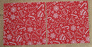 Paper Napkins (Pack of 2) Red and White Mini Icons Bauble Snowflake Candy Cane Tree