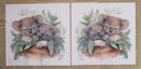 Paper Napkins (Pack of 2) Koala Cuddles with Foliage