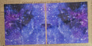 Paper Napkins (Pack of 2) Purple and Blue Galaxy Scene