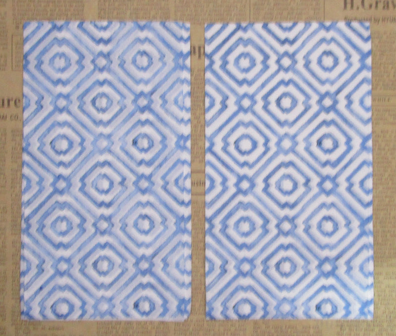 Paper Napkins (Pack of 2) Watercolour Geometric Tile Design