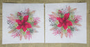 Paper Napkins (Pack of 2) Poinsettia foliage and berries