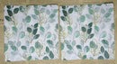 Paper Napkins (Pack of 2) Green Foliage Collage with Gold Accents
