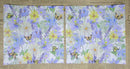 Paper Napkins (Pack of 2) Purple and Yellow Flowers with Butterflies