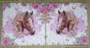 Paper Napkins (Pack of 2) Horse with Roses (Horse Head)