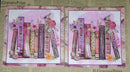 Paper Napkins (Pack of 2) Stack of Books and Flowers Feather