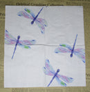 Paper Napkins (Pack of 2) Dragonfly on White Background