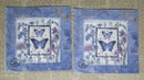 Paper Napkins (Pack of 2) Butterfly Patchwork Flowers and Border