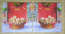 Paper Napkins (Pack of 2) Christmas Puppies in Basket at Door