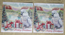 Paper Napkins (Pack of 2) Happy Christmas Australia Cockatoo with Presents