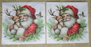 Paper Napkins (Pack of 2) Santa and Baby Deer Cuddles