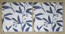 Paper Napkins (Pack of 2) Black and White Foliage Leaves