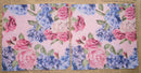 Paper Napkins (Pack of 2) Blue Hydrangea and Pink Roses