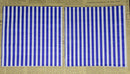 Paper Napkins (Pack of 2) Royal Blue Stripes