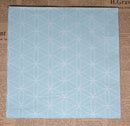 Paper Napkins (Pack of 2) Dinner Size Napkin Light Aqua with Circle Geometric Pattern