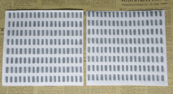 Paper Napkins (Pack of 2) Grey Dash Lines Mark making