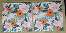 Paper Napkins (Pack of 2) Abstract Bunches of Flowers and Leaves