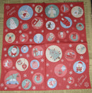 Paper Napkins (Pack of 2) Lots Circles Santa Sleigh Tree baubles snowman Angel Reindeer