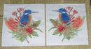 Paper Napkins (Pack of 2) King Fisher Bird Banksia and Kangaroo Paw Flowers Wattle