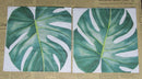 Paper Napkins (Pack of 2) Large Grren Palm Leaf Tropical Foliage