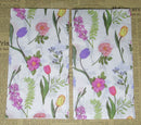 Paper Napkins (Pack of 2) Lots of Flowers Tulip P{inkFlowers Leaves