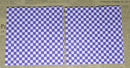 Paper Napkins (Pack of 2) Deep Purple and White Check