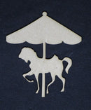Chipboard Horse Carousel (single)