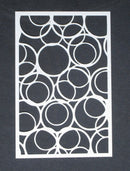 Stencil 6 x 4 Lots of Circle Rings