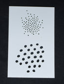 Stencil 6 x 4 Dots and Spots Here there and Everywhere