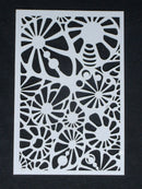 Stencil 6 x 4  Sand Dollars and Dots