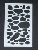 Stencil 6 x 4  Stone Path