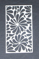 Stencil  6 x 4 Splash Flowers