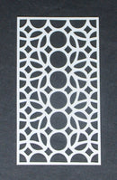Stencil  6 x 4 intertwined Circles