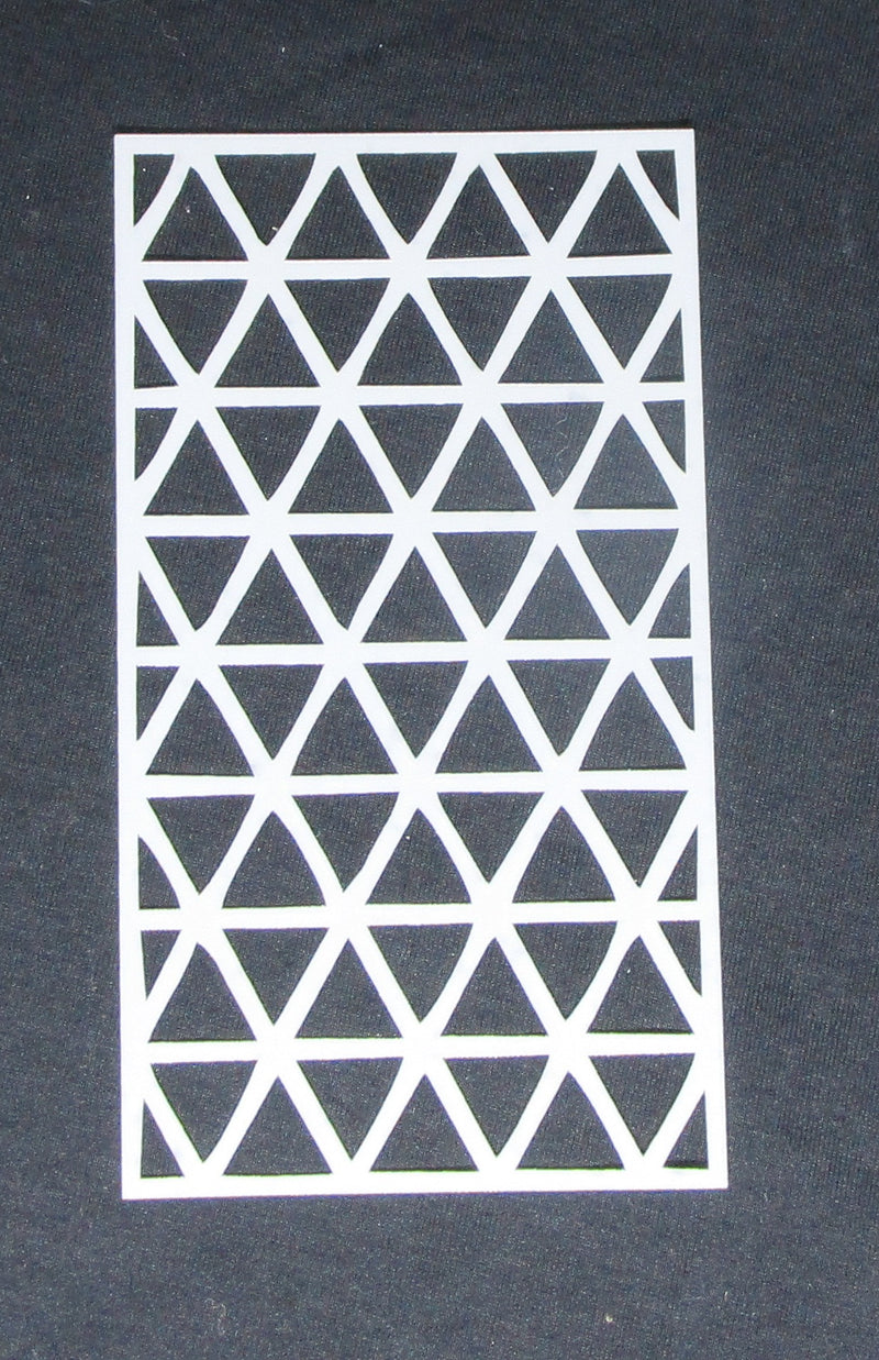Stencil  6 x 4 Triangle Repeating Pattern