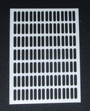 Stencil Medium 6 x 8 Lines of Rectangles