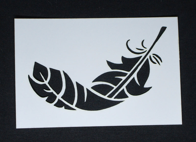 Stencil  6 x 4 Feather Falling