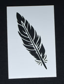 Stencil  6 x 4 Feather Large Single