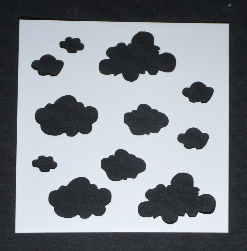 Stencil  6 x 6 Clouds in the Sky