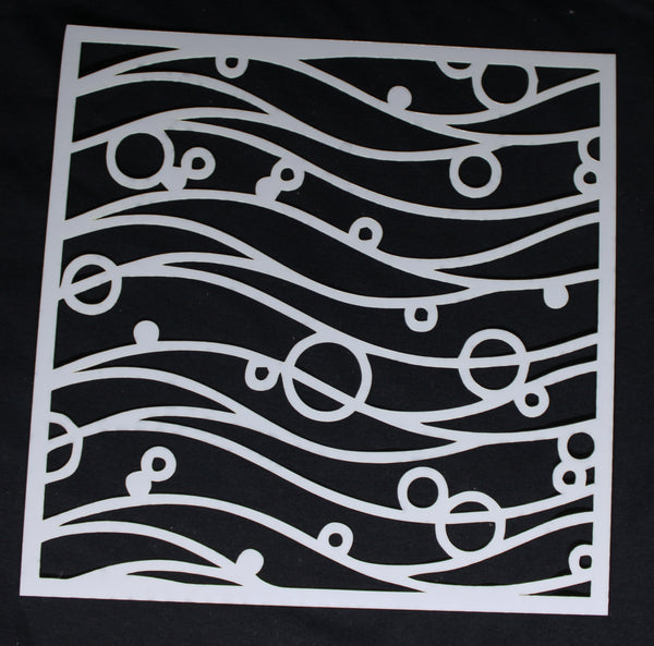 Stencil Circuit 8 x 8 Waves n Circles