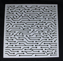 Stencil Circuit Board Computer Gaming