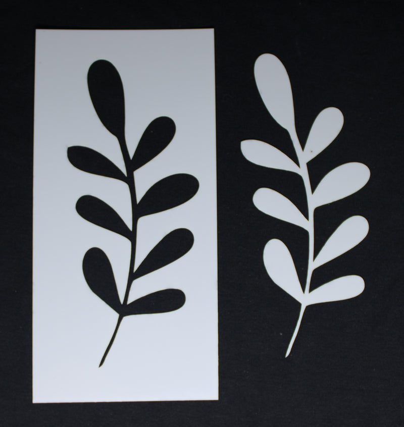 Stencil and Mask Set Loopy Foliage Stem