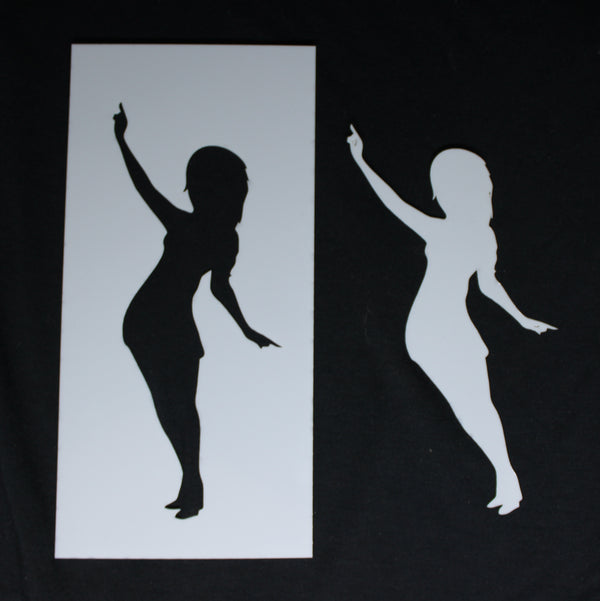 Stencil and Mask Set Lady Dancing
