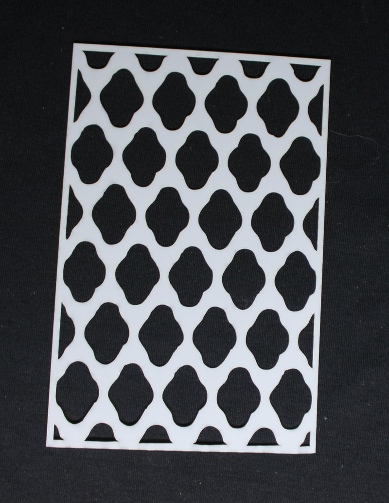 Stencil 6 x 4 Lattice Thicker Lines