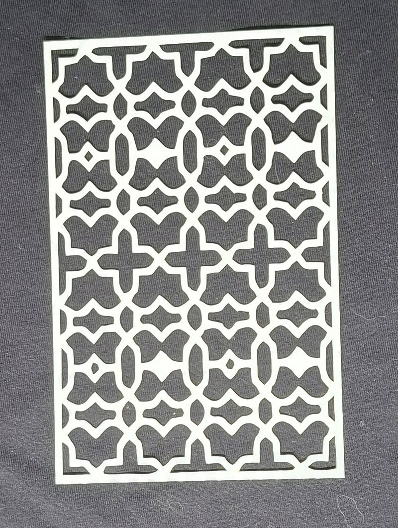 Stencil 6 x 4 Decorative Gate Pattern