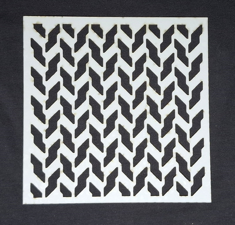 Stencil 6 x 6 Tire Tracks