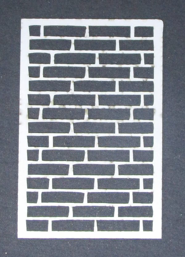 Stencil 6 x 4inch Brickwall Small