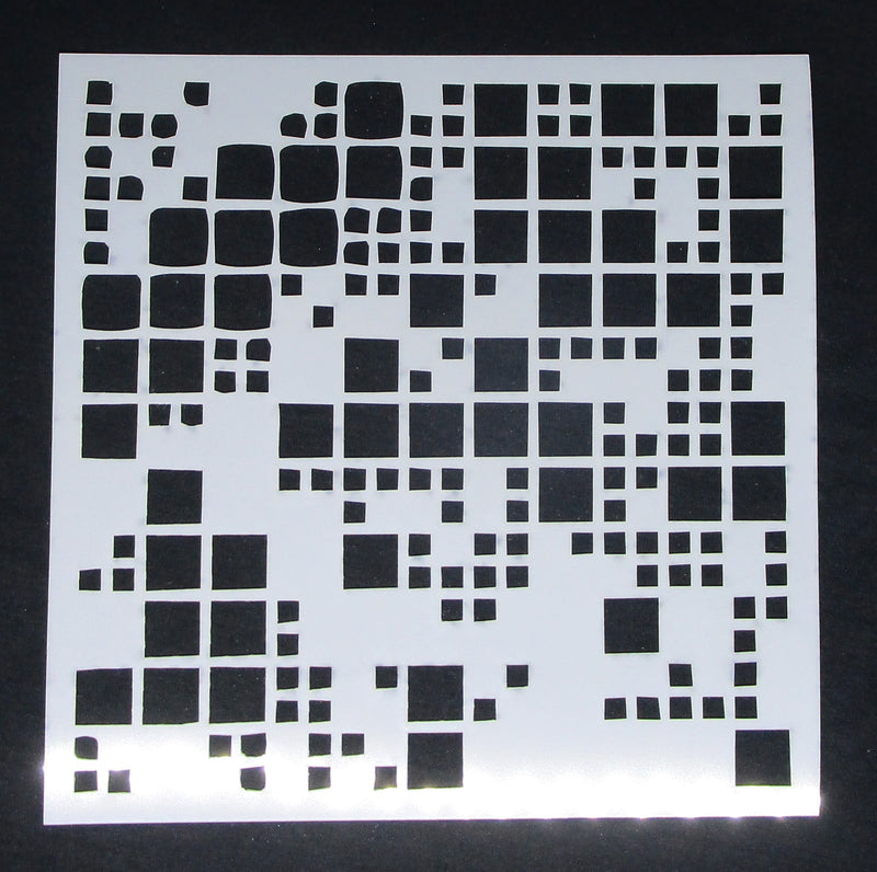 Stencil 8 x 8inch Missing Squares