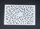 Stencil 6 x 4 Exploding Lines