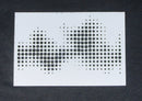 Stencil 6 x 4 Fading Dots Sound Wave