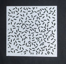 Stencil 6 x 6 Confetti Sprinkles