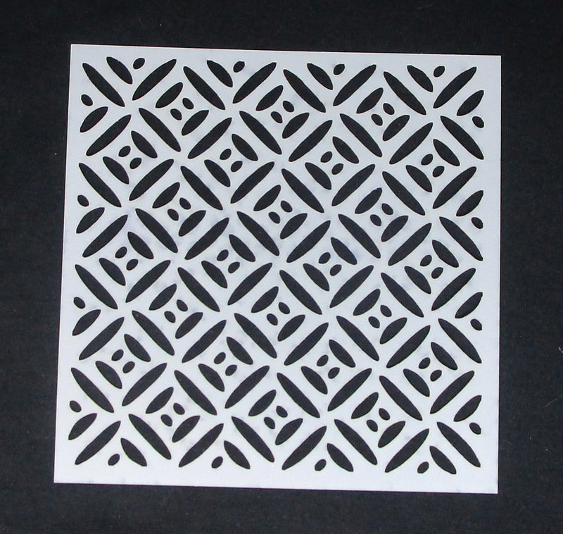 Stencil 6 x6 Tiled Floor